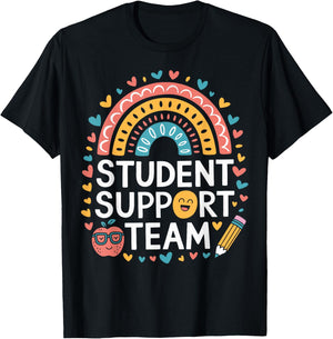 Intervention Teacher Student Support Team Intervention T-Shirt - T-Shirt | Black