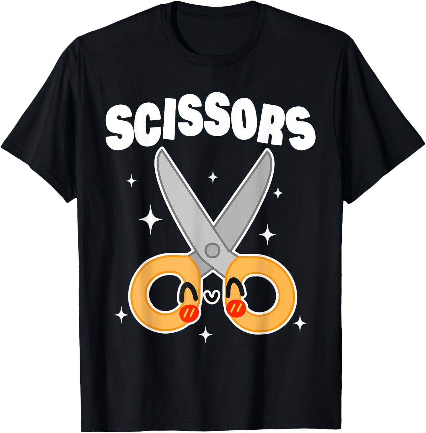 Scissors Paper Rock Halloween Costumes Group Family T-Shirt - T-Shirt | Black