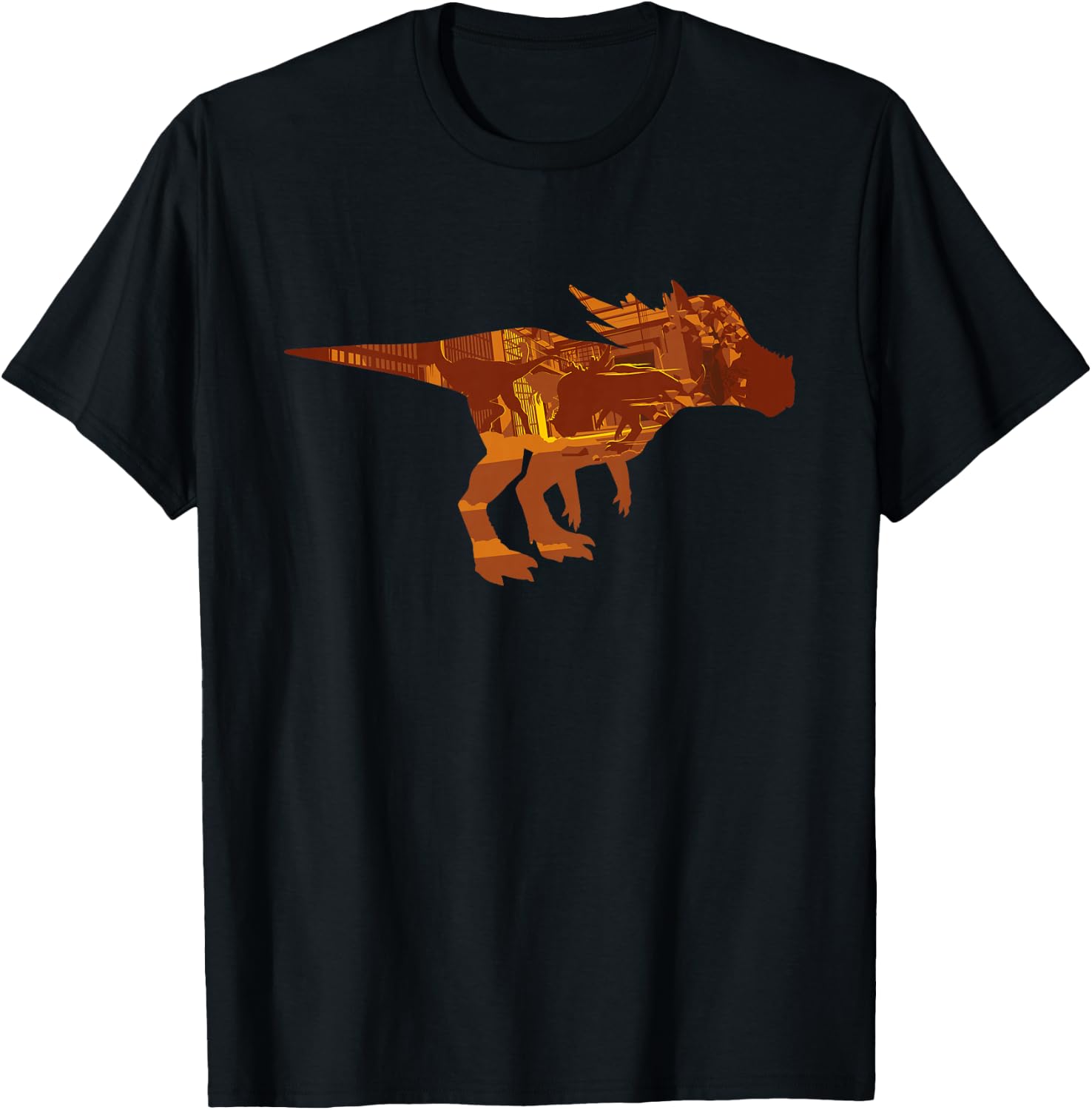 Kids Jurassic World Fallen Kingdom: Brown Stygimoloch T-Shirt - T-Shirt | Black