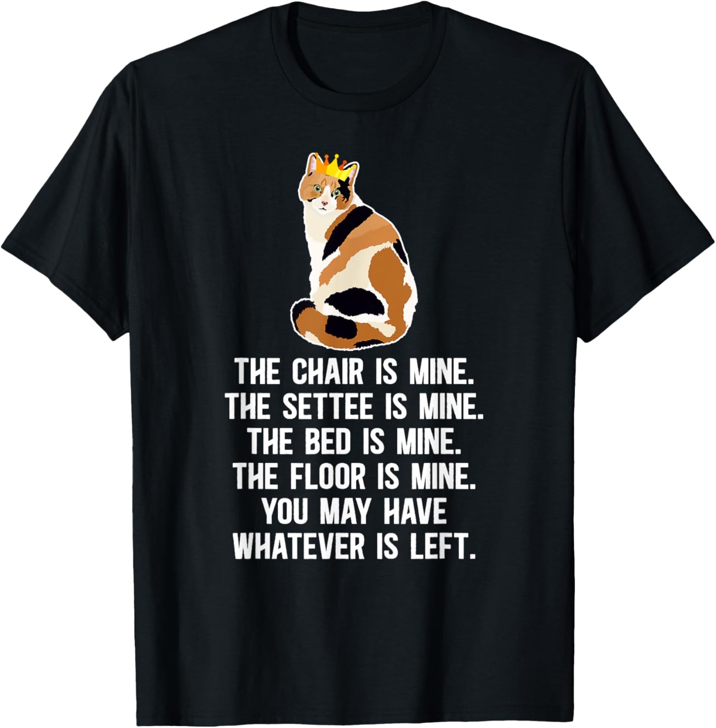 Calico Cat Owner Funny Calico Cat Mom Calico Cat Dad Women T-Shirt - T-Shirt | Black