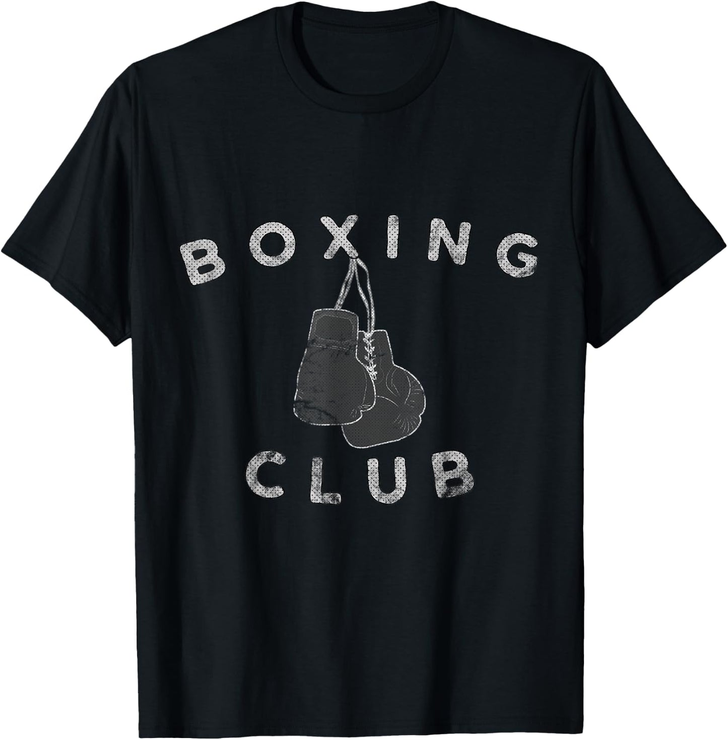 Boxing Club weathered Boxing Gloves T-Shirt - T-Shirt | Black