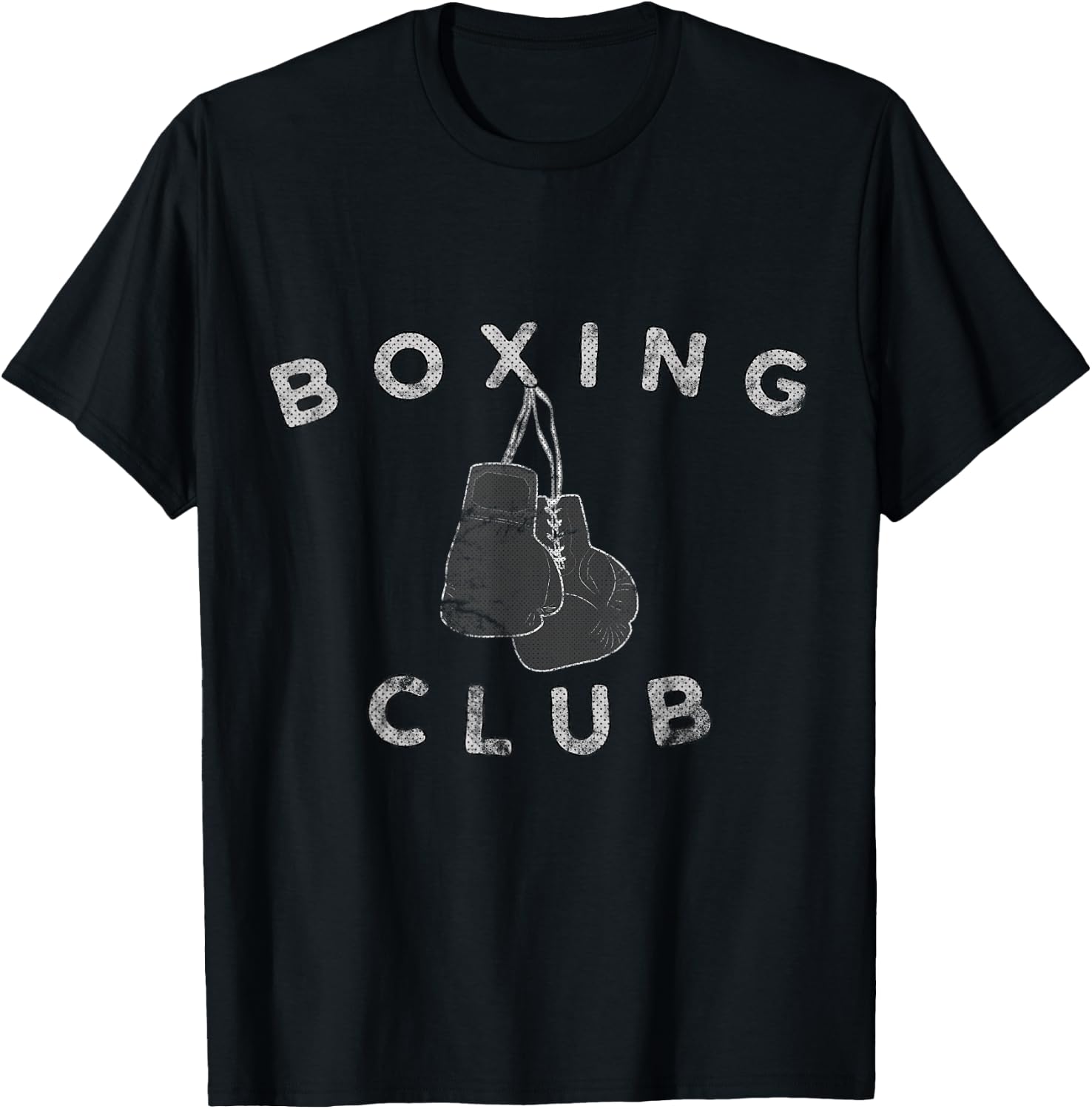 Boxing Club weathered Boxing Gloves T-Shirt - T-Shirt | Black