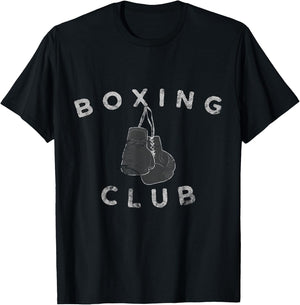 Boxing Club weathered Boxing Gloves T-Shirt - T-Shirt | Black