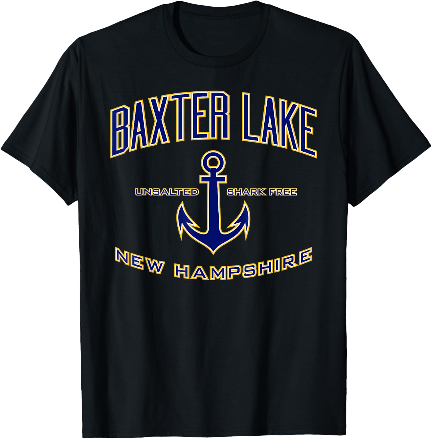 Baxter Lake NH T-Shirt - T-Shirt | Black
