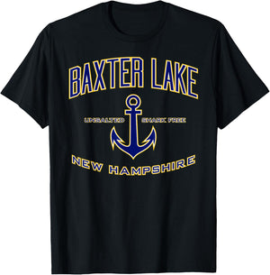 Baxter Lake NH T-Shirt - T-Shirt | Black