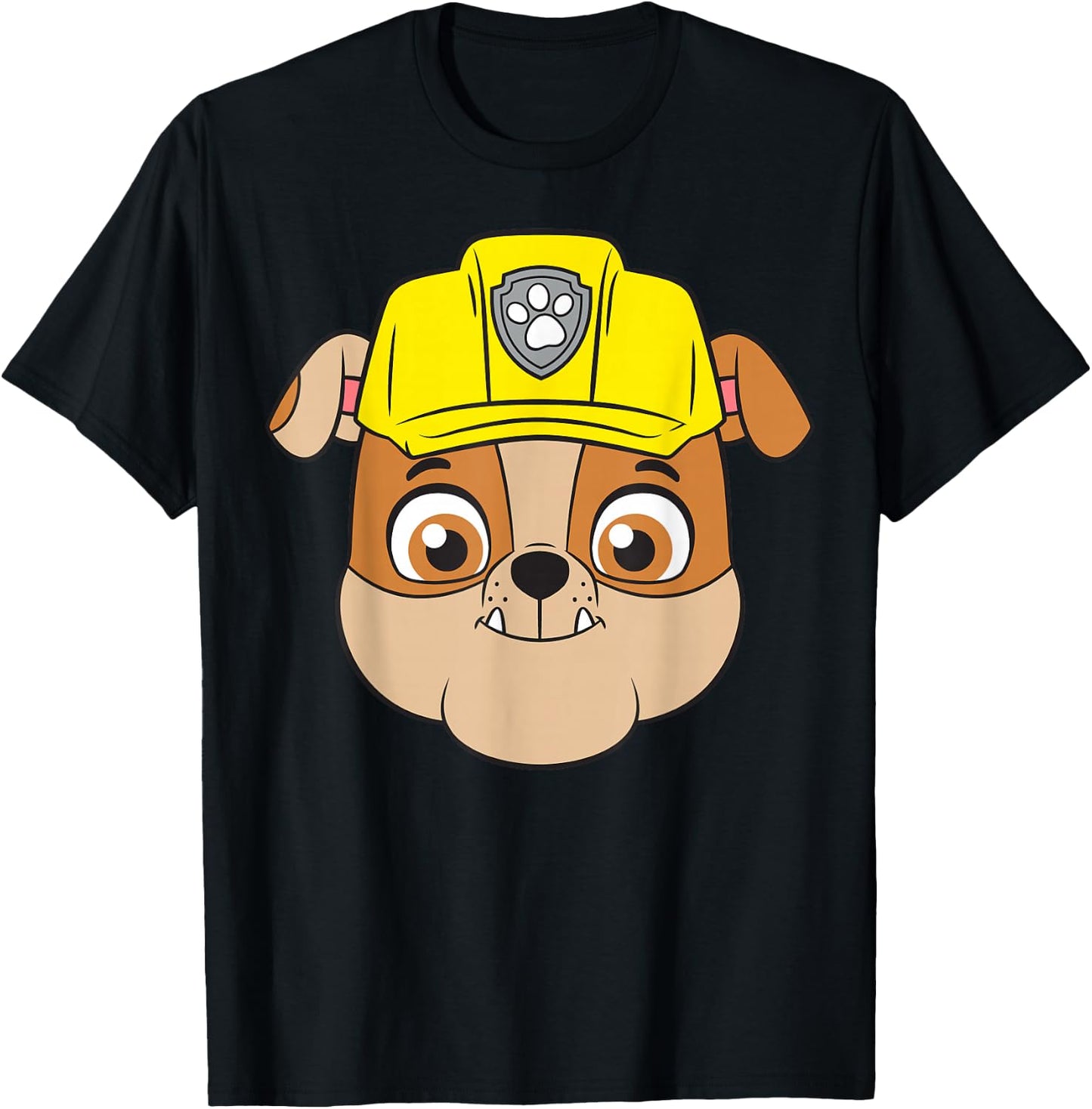 PAW Patrol Rubble Face T-Shirt - T-Shirt | Black