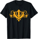 Sikh Khanda Lion for all Sikhs T-Shirt - T-Shirt | Black