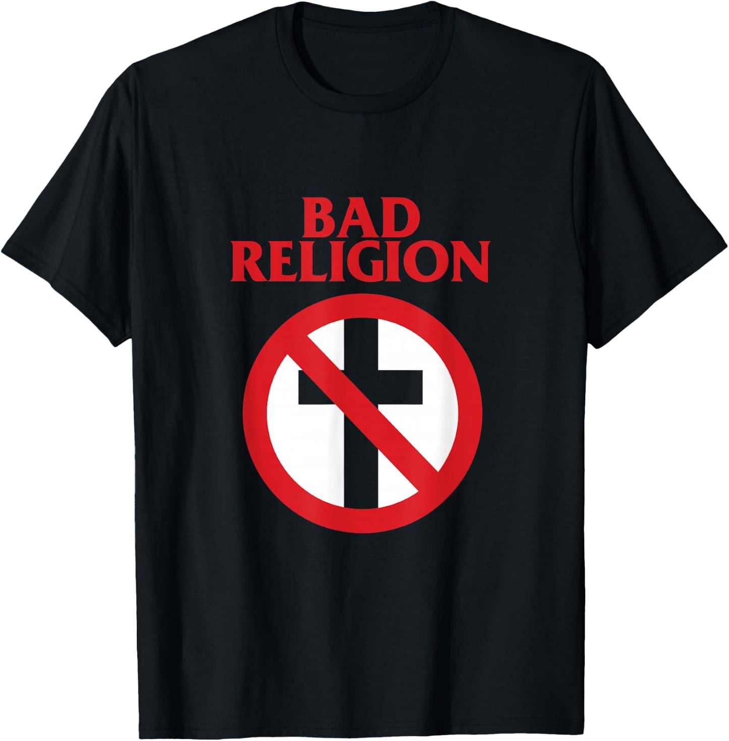 Bad Religion - Official Merchandise - Crossbuster Logo Small T-Shirt - T-Shirt | Black