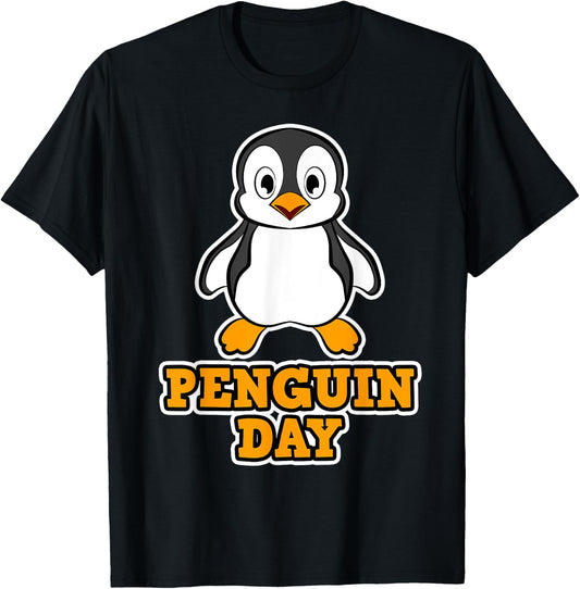 Penguin design - Penguin Day T-Shirt - T-Shirt | Black