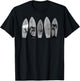 Surfing Surfboard Vintage Classic Retro Surfboarder Surfer T-Shirt - T-Shirt | Black