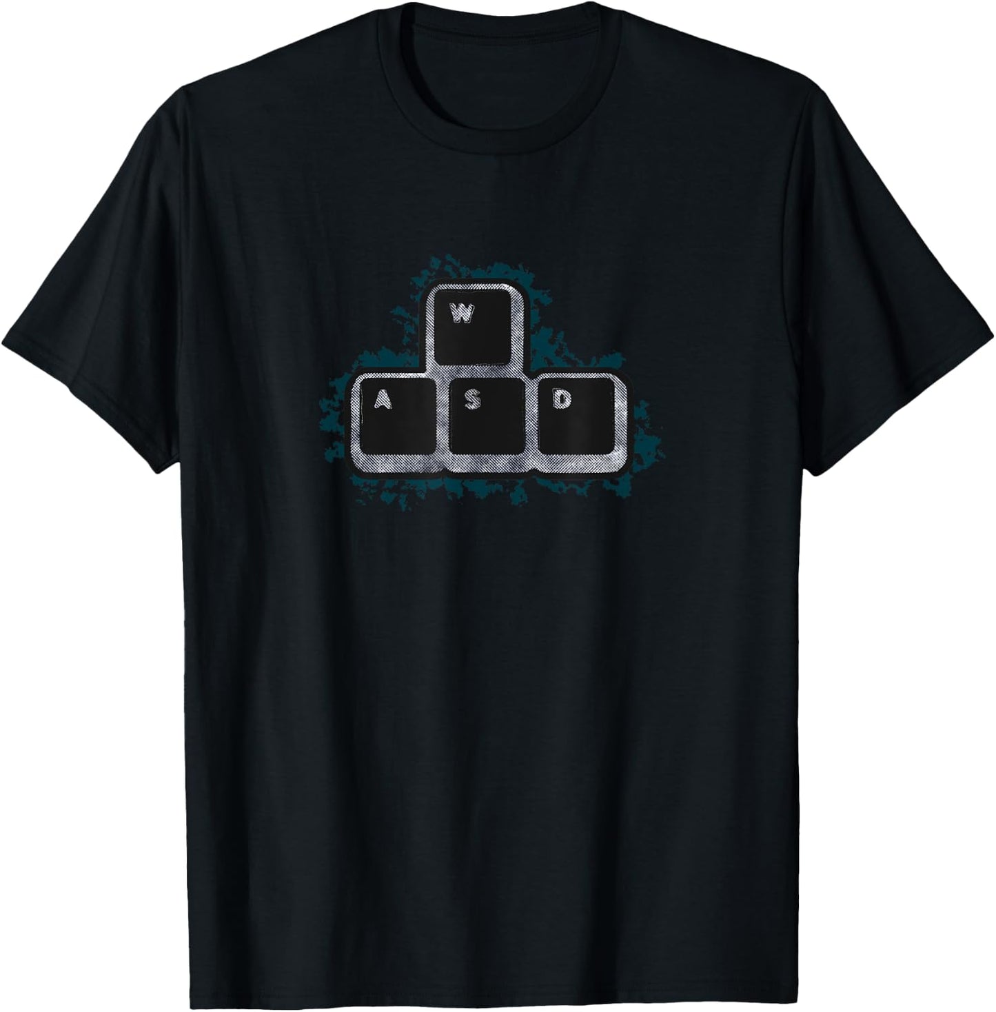WASD Shirt - PC Gamer - PC Master Race Shirt T-Shirt - T-Shirt | Black