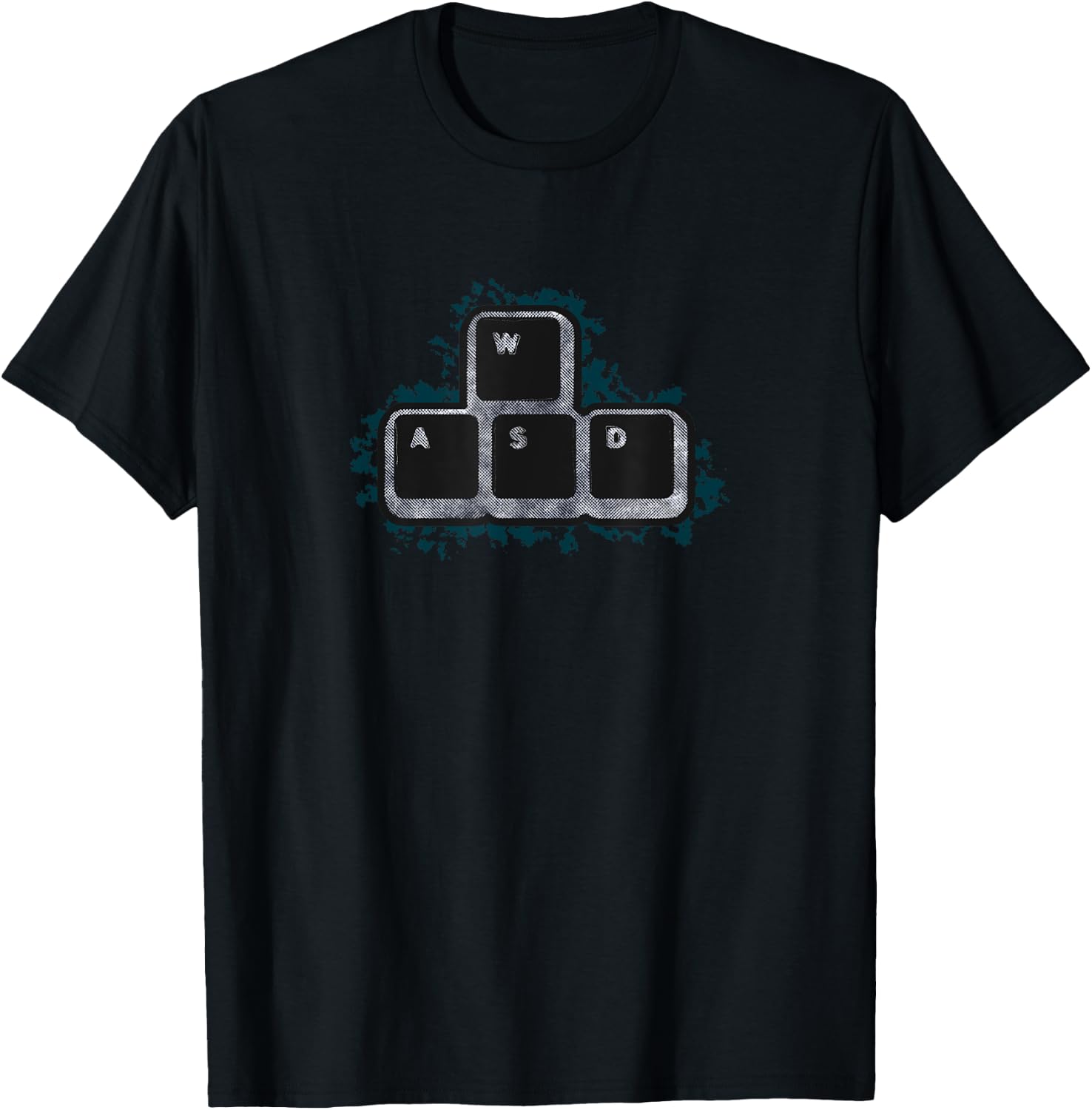 WASD Shirt - PC Gamer - PC Master Race Shirt T-Shirt - T-Shirt | Black