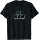 WASD Shirt - PC Gamer - PC Master Race Shirt T-Shirt - T-Shirt | Black