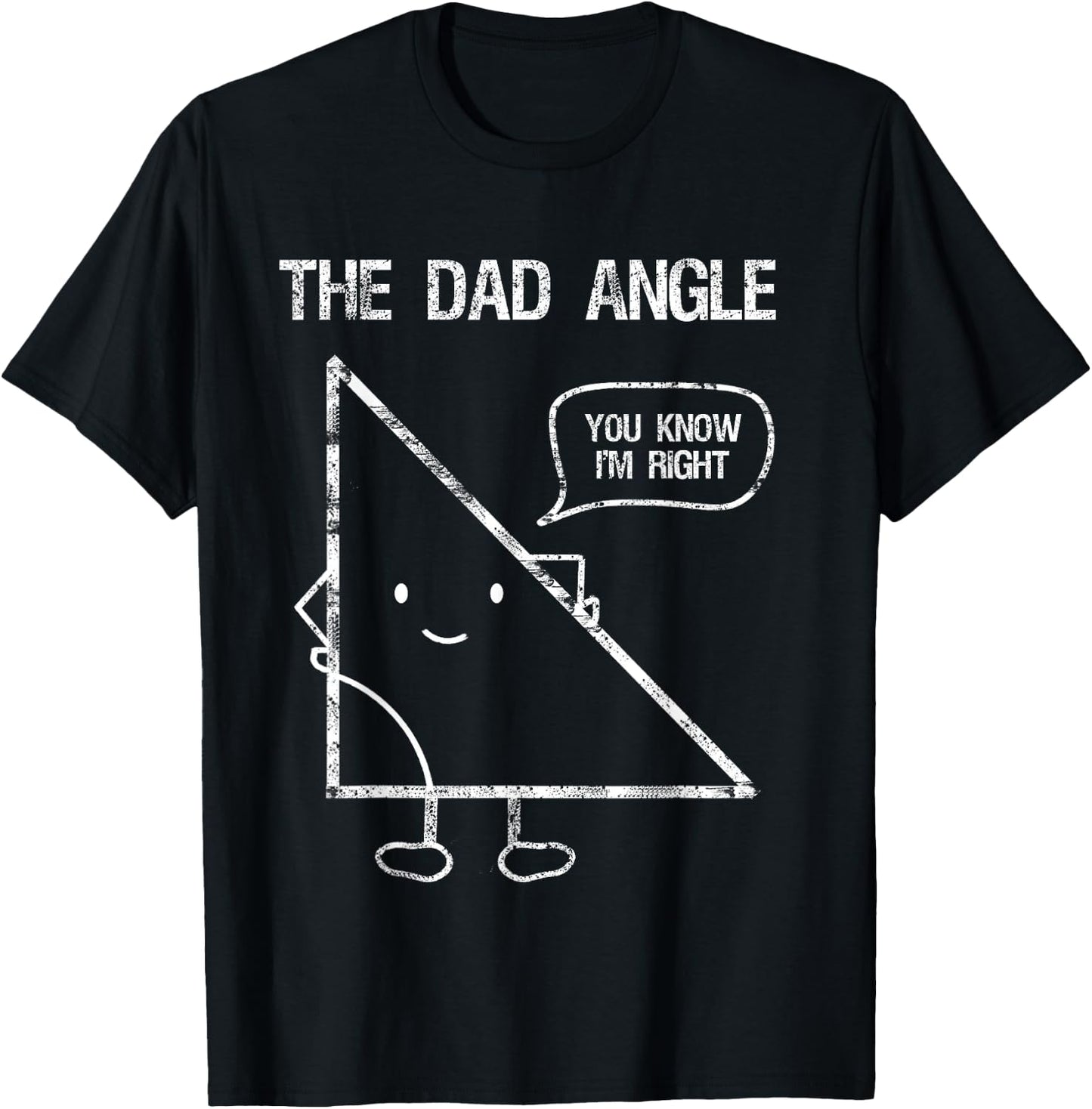Funny Geometry Shirts for Dads who love Math Father's Day T-Shirt - T-Shirt | Black