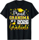 Proud Grandma of a Class of 2026 Graduate Senior Graduation T-Shirt - T-Shirt | Black