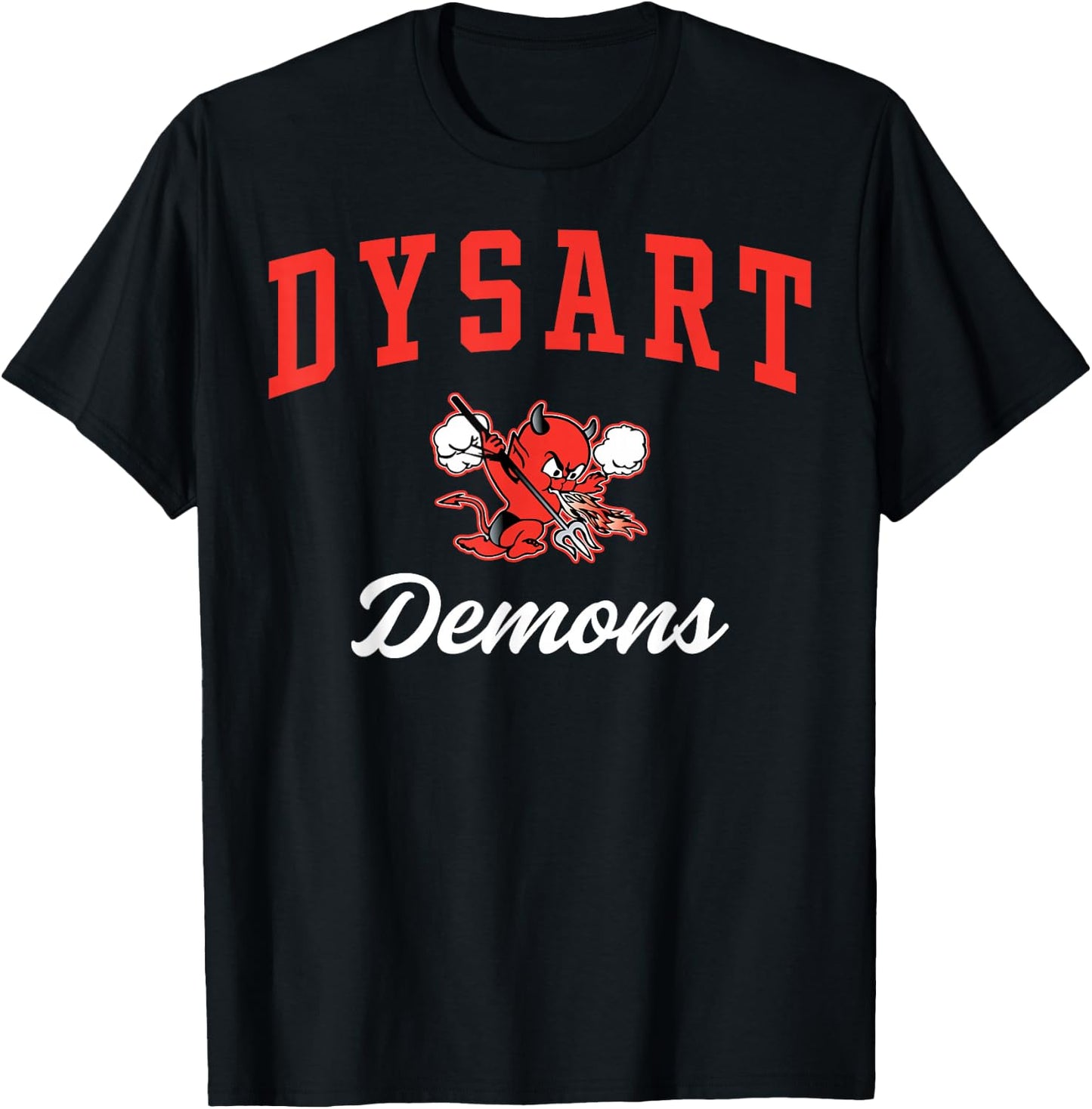 Dysart High School Demons C3 T-Shirt - T-Shirt | Black