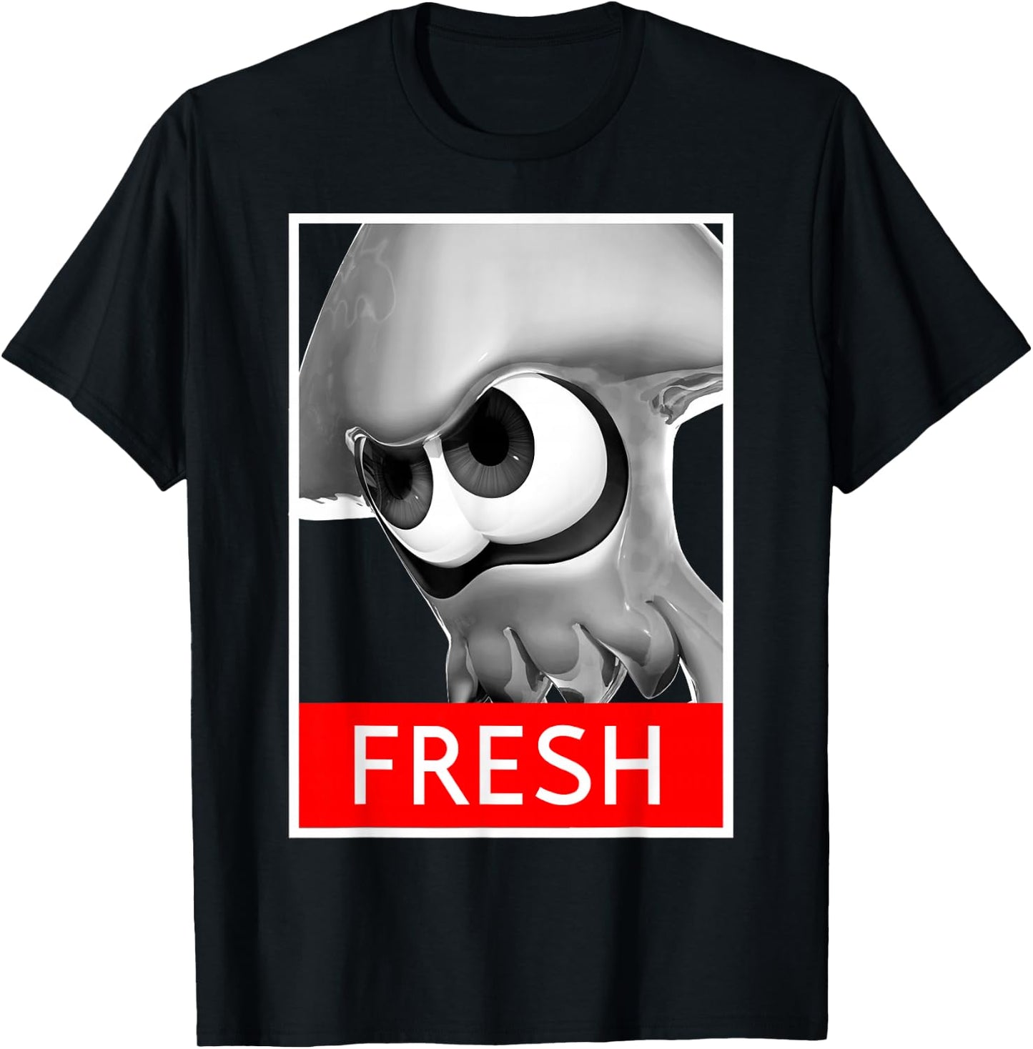 Nintendo Splatoon Inkling Fresh Streetwear Graphic T-Shirt - T-Shirt | Black
