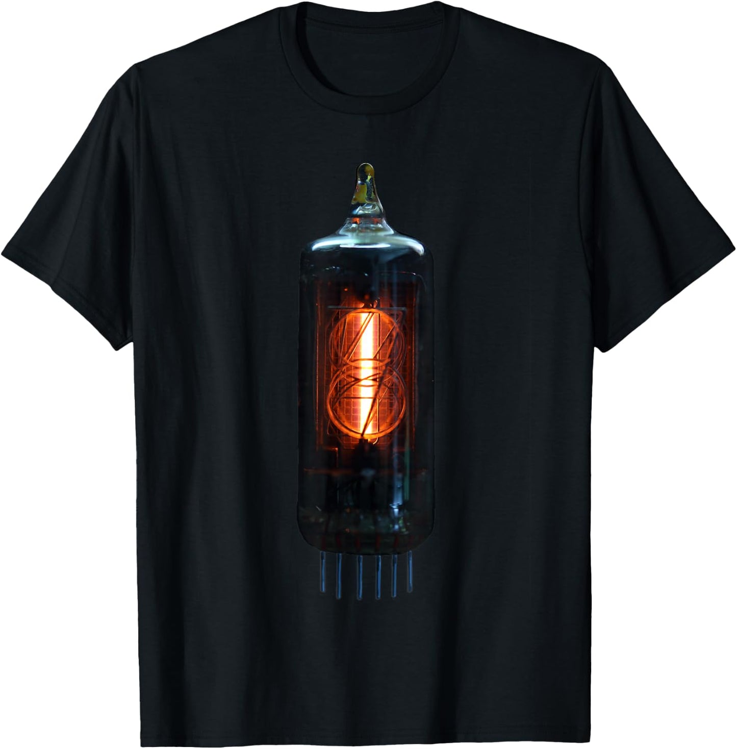 Vacuum Tube Analog amp shirt T-Shirt - T-Shirt | Black