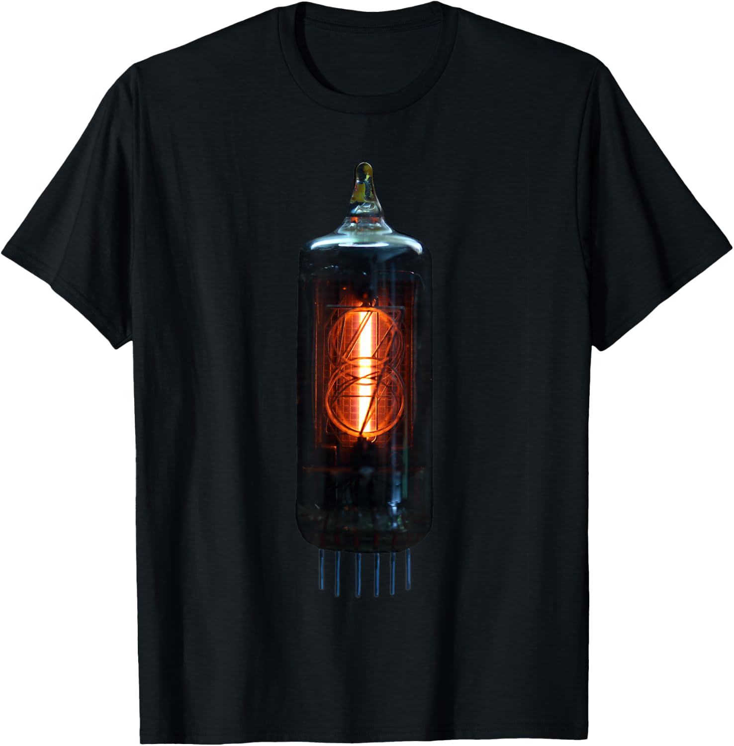 Vacuum Tube Analog amp shirt T-Shirt - T-Shirt | Black