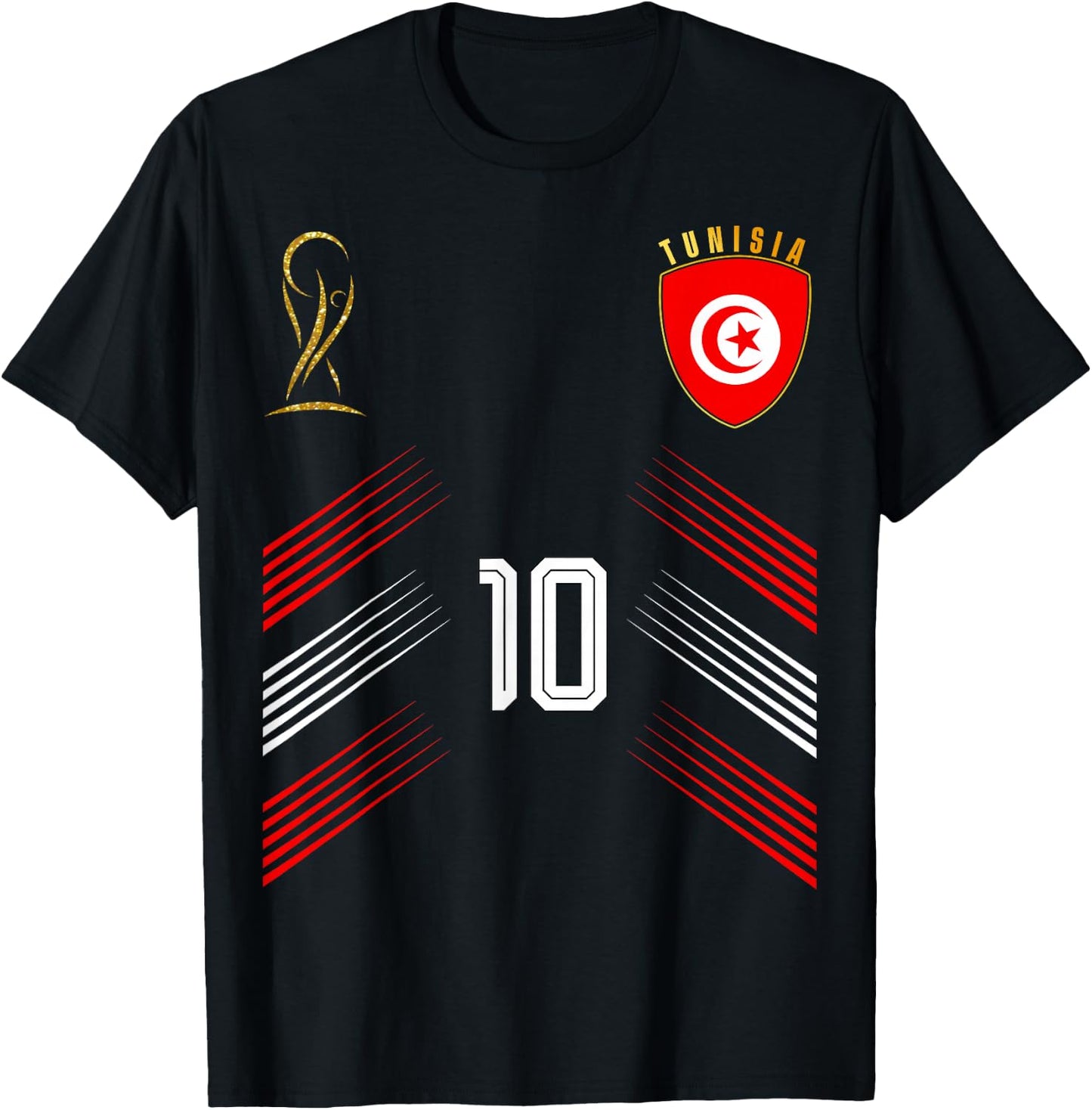Tunisia Flag Tunisian Pride Lovers Retro T-Shirt - T-Shirt | Black