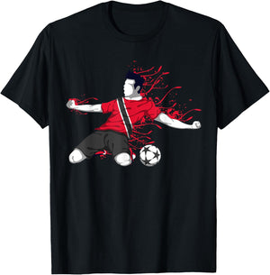Trinidad and Tobago Soccer Trinidadian Flag Football Lovers T-Shirt - T-Shirt | Black