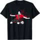 Trinidad and Tobago Soccer Trinidadian Flag Football Lovers T-Shirt - T-Shirt | Black