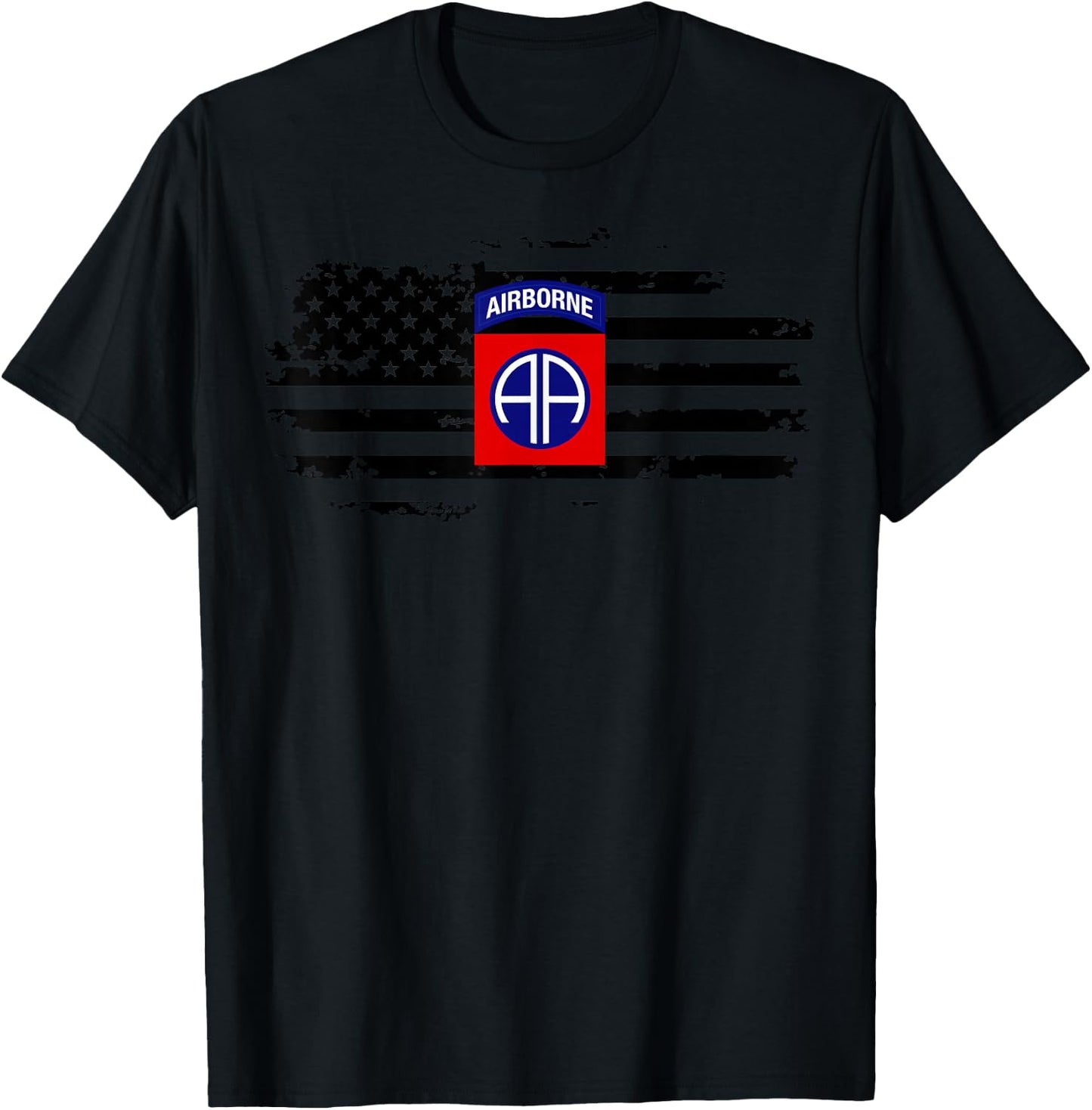 82nd Army Airborne Division Shirt Men Women Youth T-Shirt - T-Shirt | Black