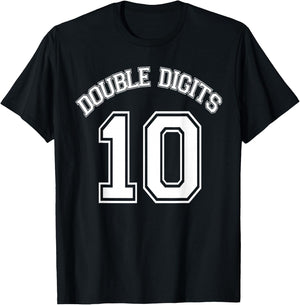 Kids 10th Birthday Double Digits Day T-Shirt - T-Shirt | Black