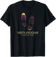 Shenandoah National Park Virginia Hiking Boot Print Souvenir T-Shirt - T-Shirt | Black