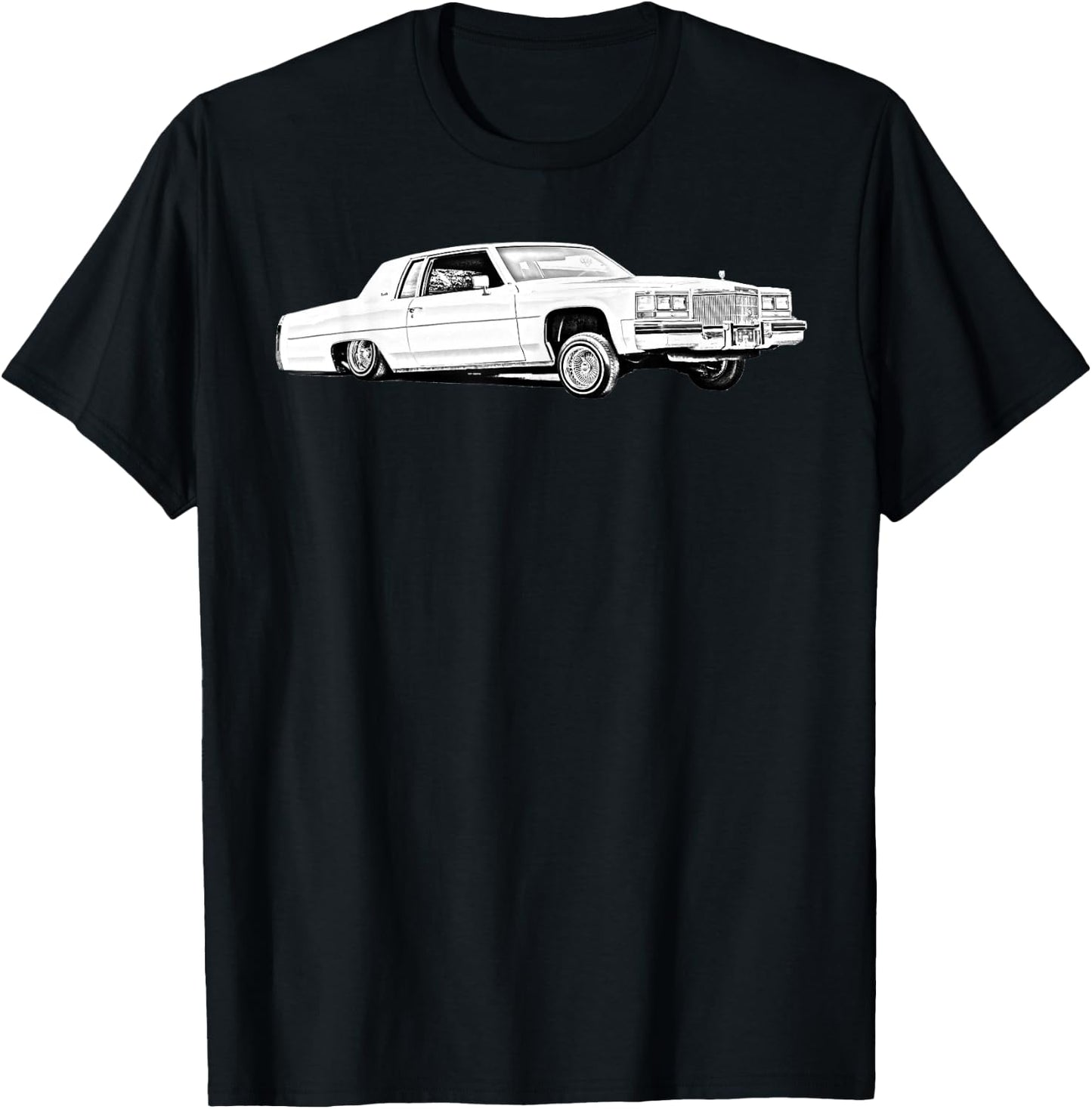 Lowrider 80s Coupe low rider shirt car shirt T-Shirt - T-Shirt | Black