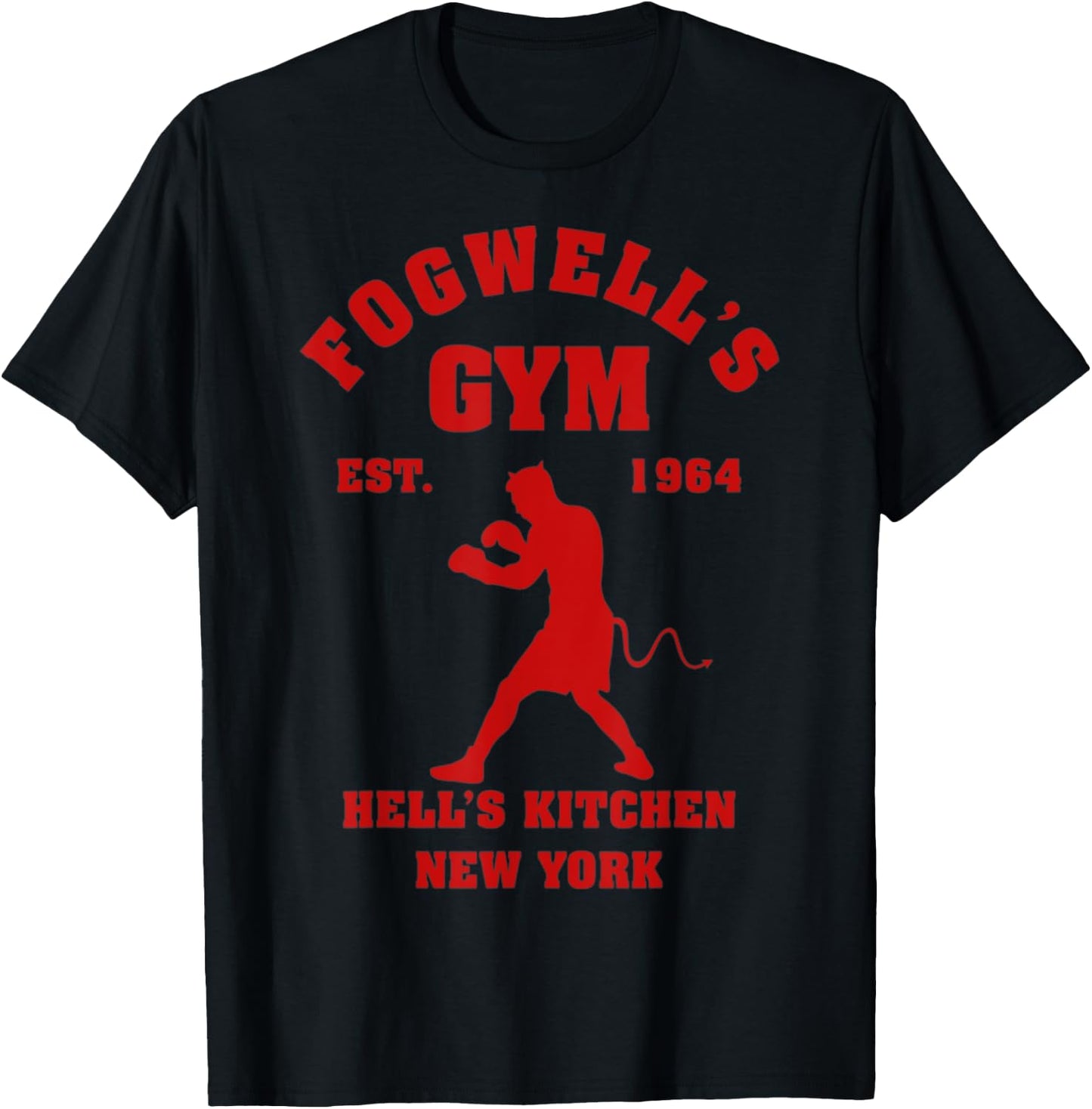 Fogwells Gym Box The Devil T-Shirt - T-Shirt | Black
