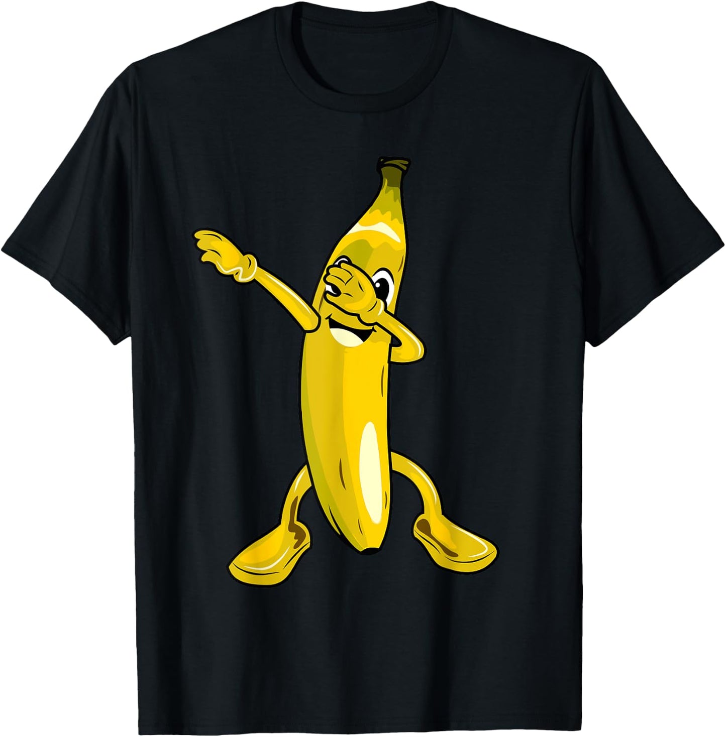 Cool Dab Banana is Dabbing | Cute Dab Fruit Lover Gift T-Shirt - T-Shirt | Black