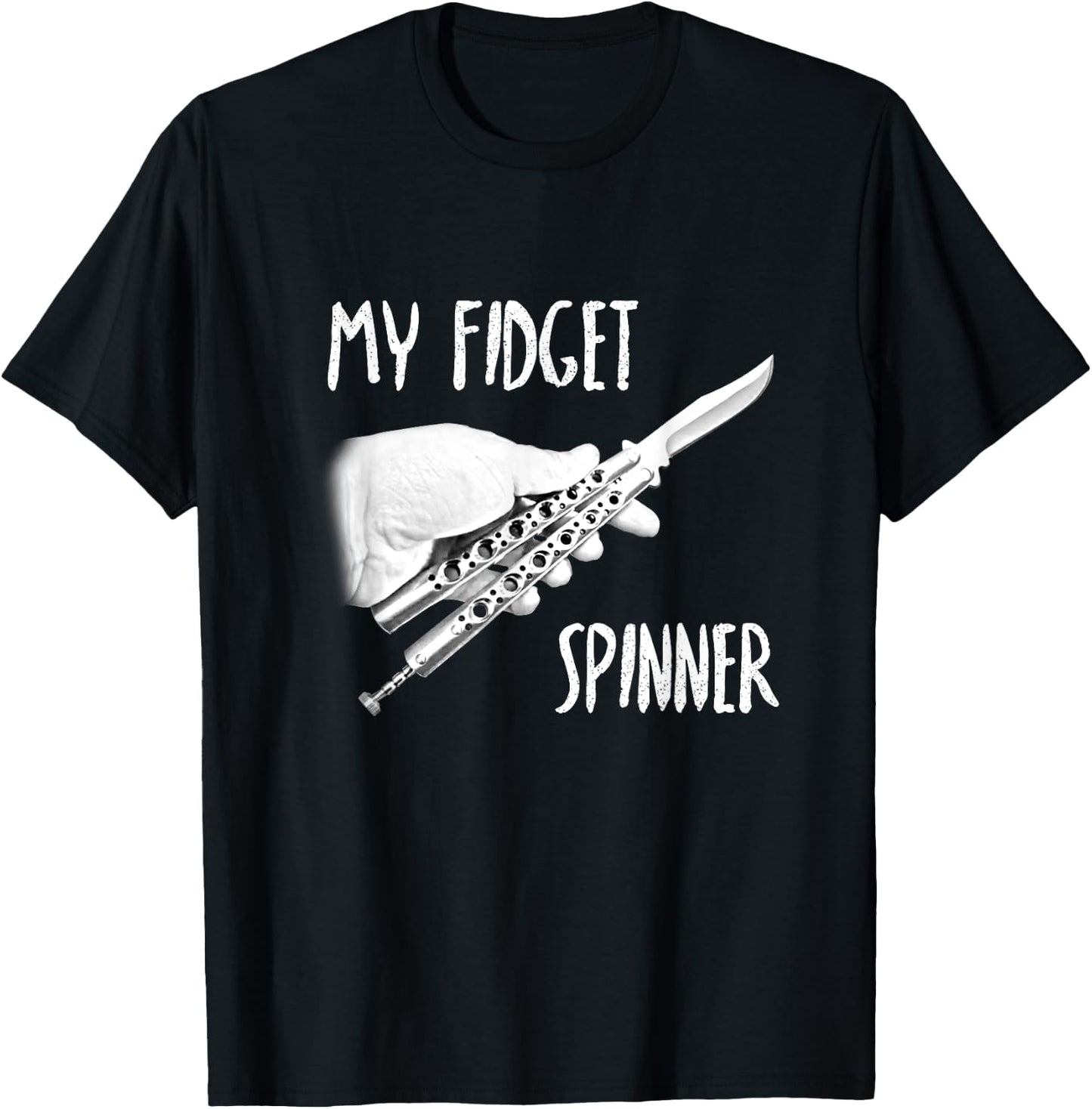 My Fidget Spinner Balisong T-Shirt - T-Shirt | Black