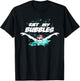 Swim Swimmer Funny Swimming Eat My Bubbles Goggles Cap Shirt T-Shirt - T-Shirt | Black