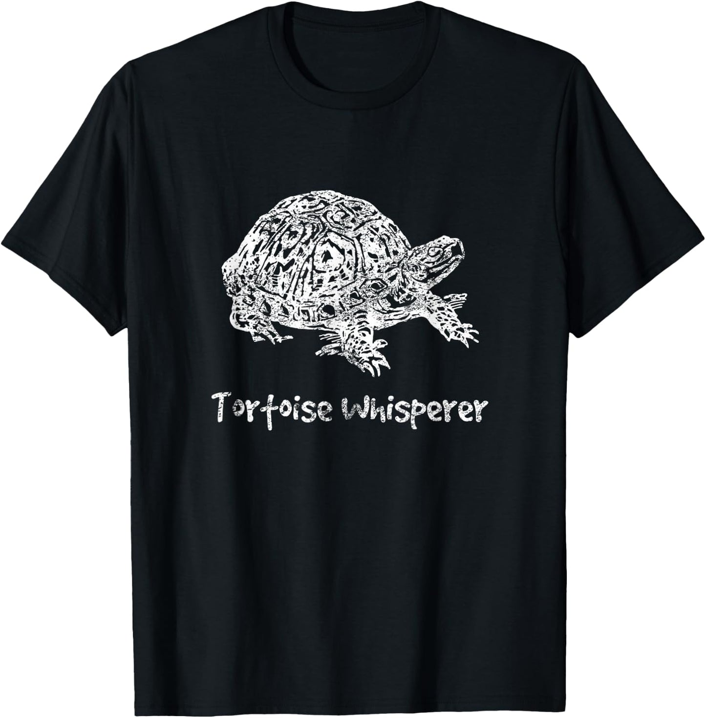 Tortoise whisperer turtle lover conservation rescue T-Shirt - T-Shirt | Black