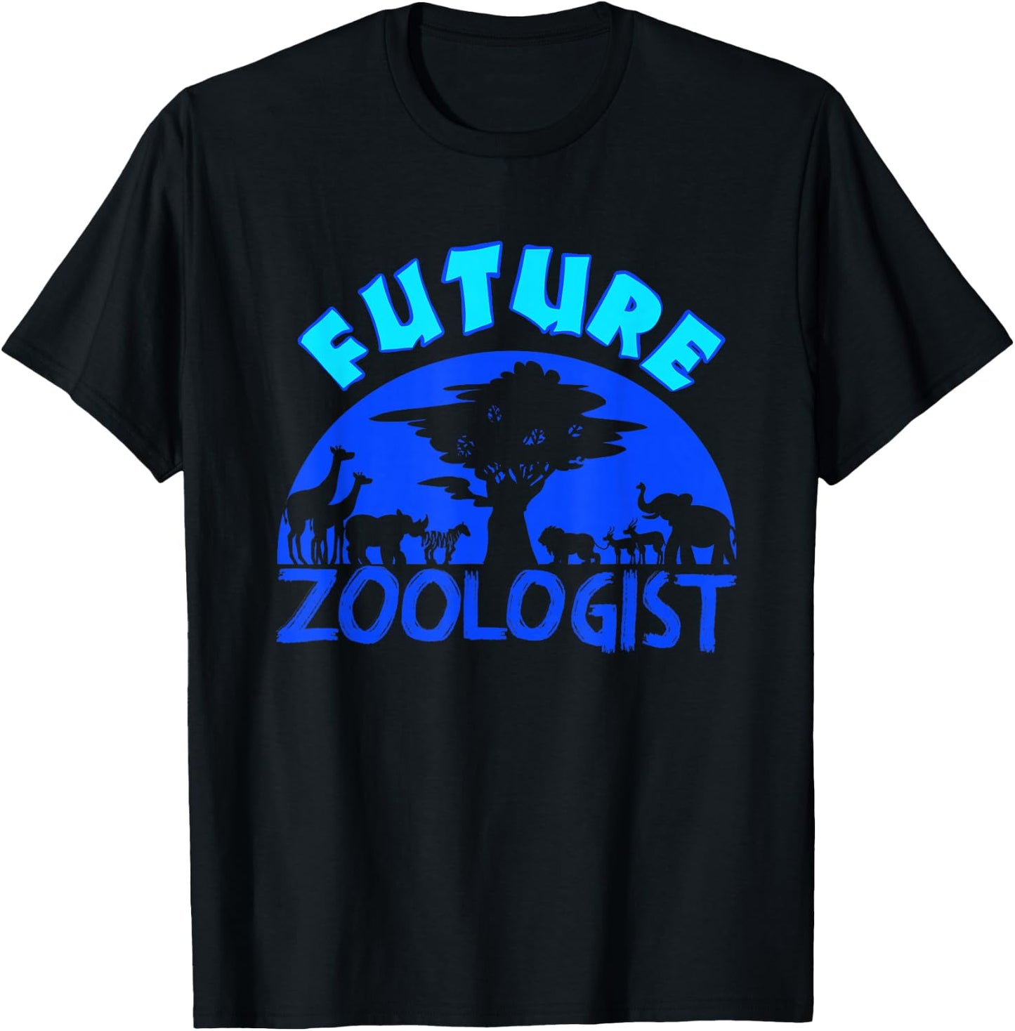 Future Zoologist Cute Zoology Students Funny Zoo Keeper Gift T-Shirt - T-Shirt | Black