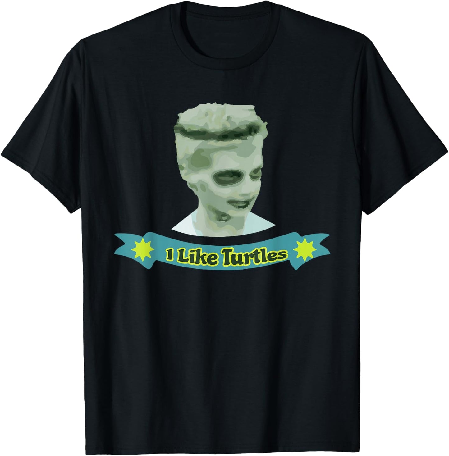 I Like Turtles Zombie Awesome Shirt T-Shirt - T-Shirt | Black