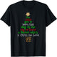 Christmas Christian Shirt UNTO YOU IS BORN A SAVIOR Gift T-Shirt - T-Shirt | Black