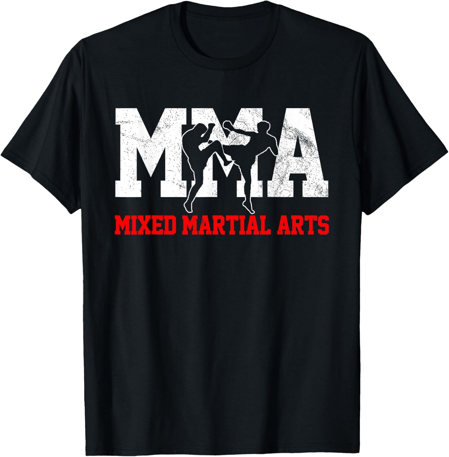 MMA Kickboxin Fighter T-Shirt - T-Shirt | Black