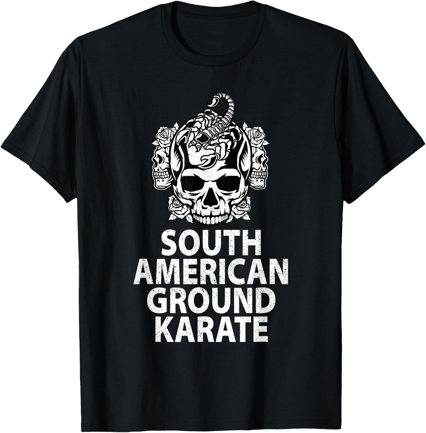 South American Ground Karate BJJ Brazilian Jiu-Jitsu T-Shirt - T-Shirt | Black