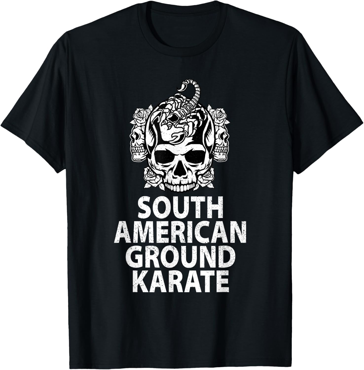 South American Ground Karate BJJ Brazilian Jiu-Jitsu T-Shirt - T-Shirt | Black