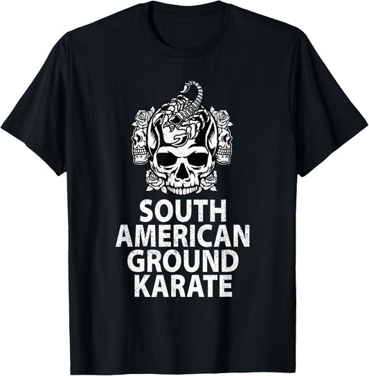 South American Ground Karate BJJ Brazilian Jiu-Jitsu T-Shirt - T-Shirt | Black