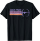 Star Trek DS9 Pastel Retro Rainbow Stripe T-Shirt - T-Shirt | Black
