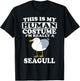 This Is My Human Costume I'm Really A Seagull Bird T-Shirt - T-Shirt | Black