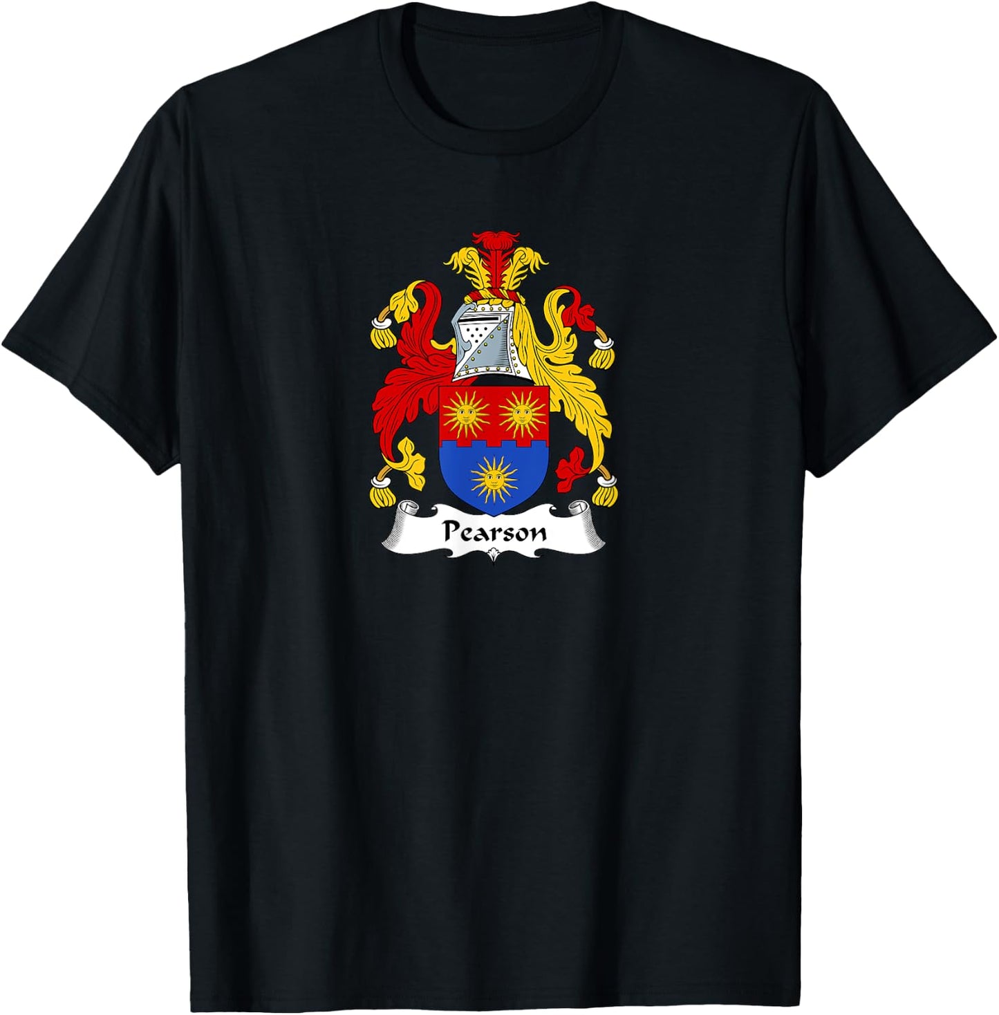 Pearson Coat of Arms - Family Crest Shirt T-Shirt - T-Shirt | Black