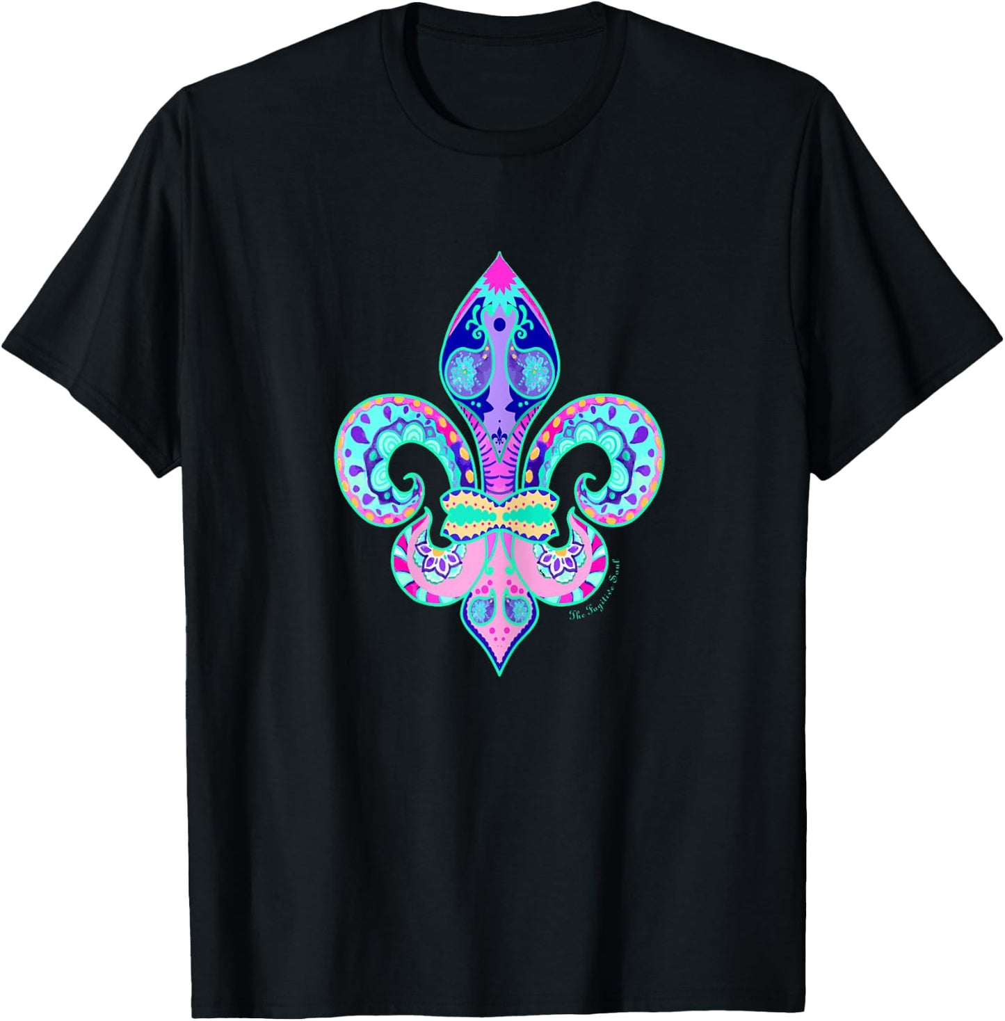FLEUR DE LIS - Ladies & Youth T-Shirt - T-Shirt | Black