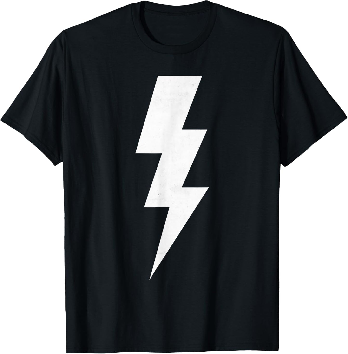 Electricity Power with Lightning Sign t shirt T-Shirt - T-Shirt | Black