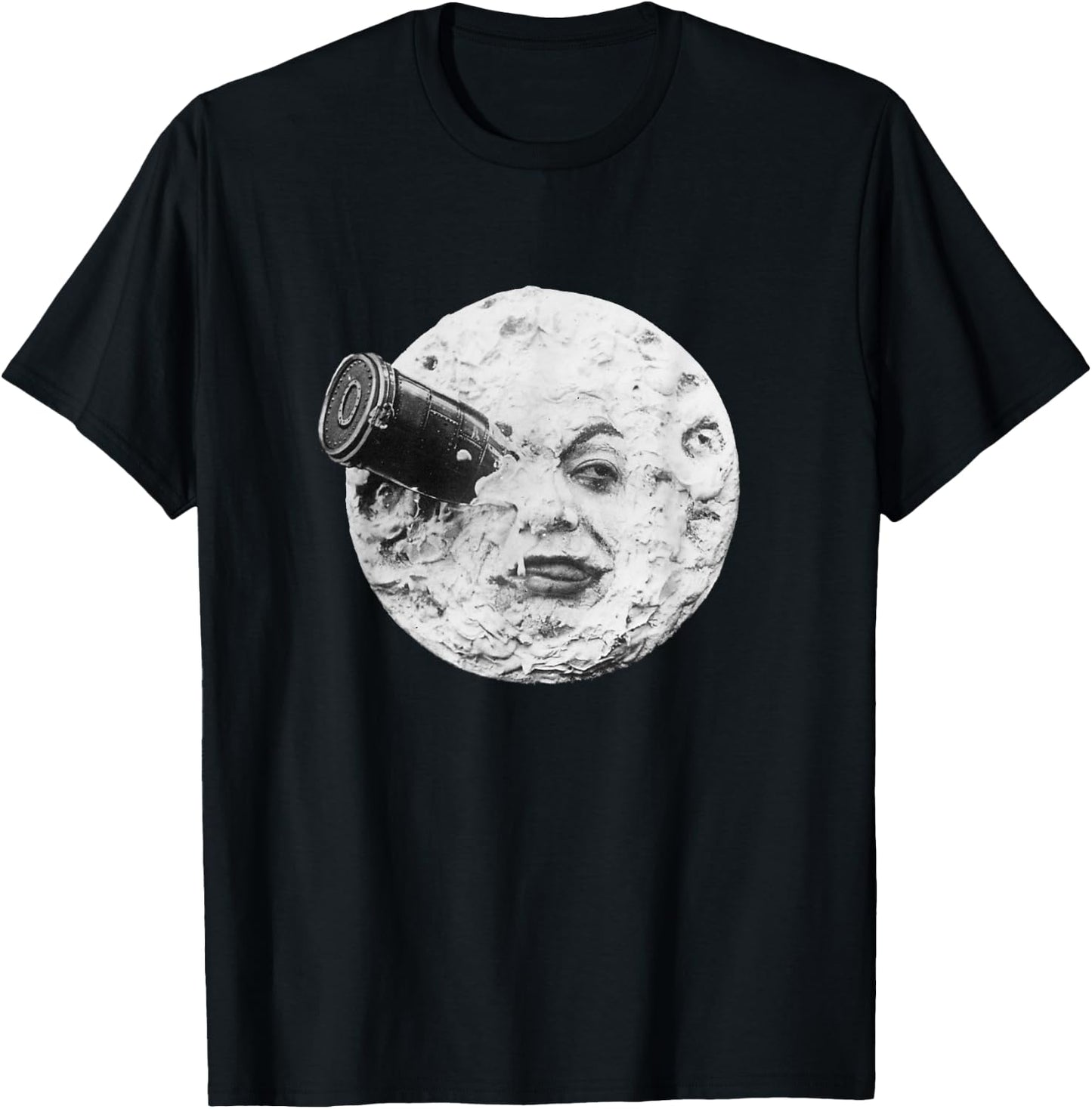 A Trip to the Moon T-Shirt - T-Shirt | Black