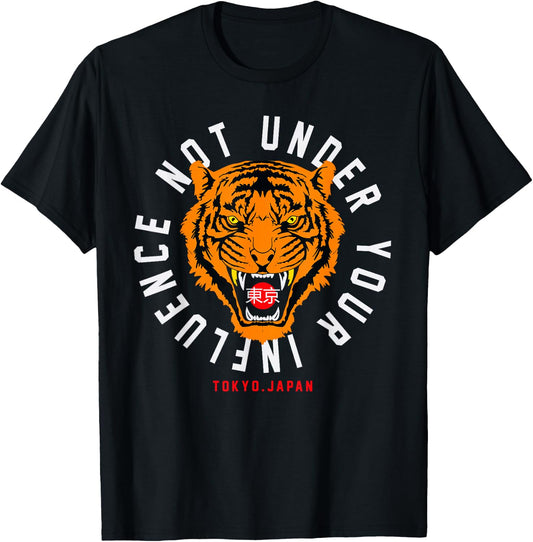 Vintage No Nonsense Tiger Tokyo Japan Rad Men Women T-Shirt - T-Shirt | Black