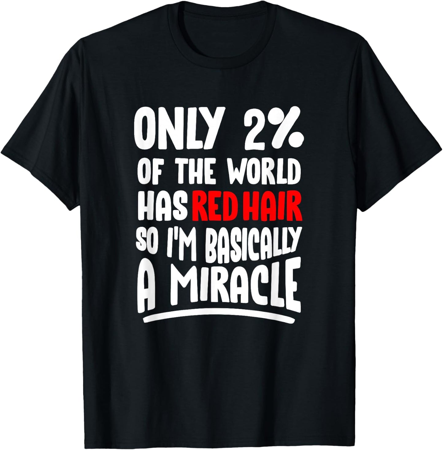 Redhead - Ginger Pride Red Hair Readhead T-Shirt - T-Shirt | Black